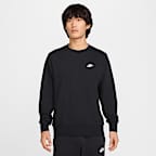 Nike Club Men's French Terry Crew. Nike IN Nike Club Men's French Terry Crew. Nike IN